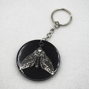 Brelok gotycki z ćmą brelok_goth 001