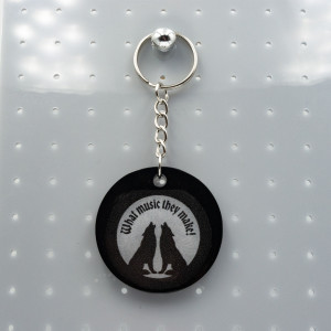 Brelok gotycki z wilkami brelok_print goth 003