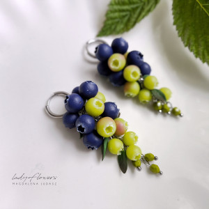 Kolczyki z jagodami