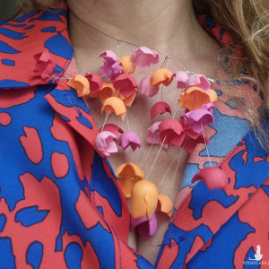 Naszyjnik boho kwiatowy