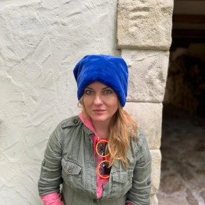 Futrzana  sztuczne futro czapka