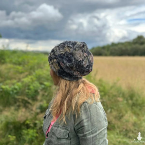 Futrzana  sztuczne futro czapka