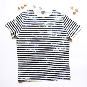 marynarska koszulka w paski, męska koszulka xxl, żeglarska koszulka, bawełniana koszulka, marynarski t-shirt, nowa koszulka z bawełny, koszulka w rozmiarze xxl