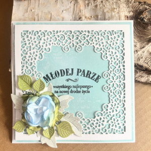 274,Kartka na ślub do koperty