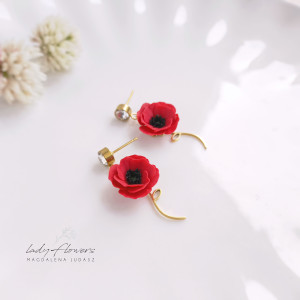 Kolczyki z makami