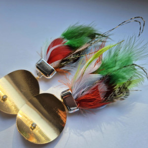 Kolczyki duże   pióra