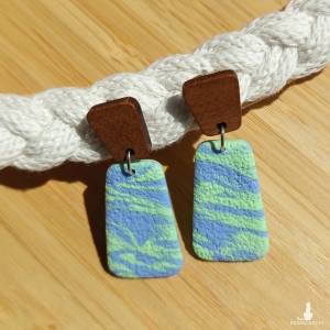 "Lexi I" - kolczyki z gliny polimerowej.