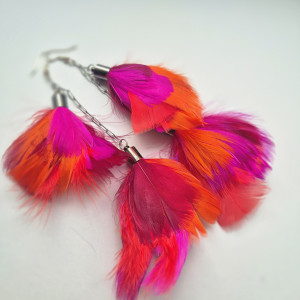 Kolczyki duże   pióra