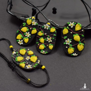 Komplet "soczyste cytryny"