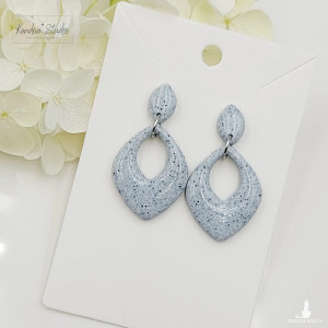 Kolczyki z glinki polimerowej GRANIT