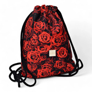 Workoplecak wodoodporny, worek plecak, worko plecak, plecako worek, plecak wodoodporny kwiaty róże