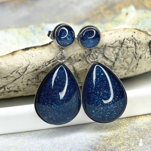 Kolczyki lśniące jak rozgwieżdżone niebo Isin e11/34