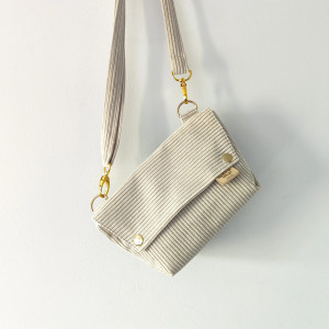 Torebka L E A Sand-sztruksowa mini torebka