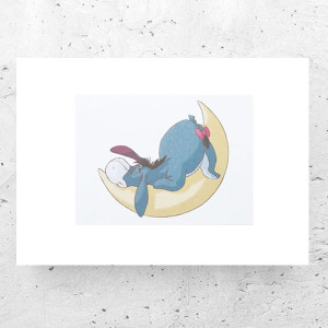 nowy plakat dla dziecka, Kłapouchy plakat A4, plakat z osiołkiem, osiołek plakat, plakat do pokoju chłopca, plakat do pokoju dziewczynki, plakat do sypialni, Kubuś Puchatek plakat