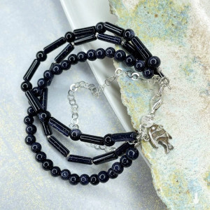 Bransoletka z trzech sznurów nocy Kairu b289