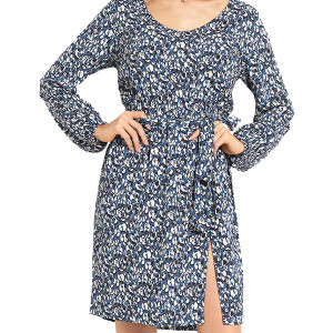 nowa sukienka z wiskozy, rozmiar L sukienka z długim rękawem, wiskoza sukienka 40, lekka sukienka, boho sukienka, ciemna sukienka, boho tunika 40, wiskoza tunika L, długi rękaw sukienka L,