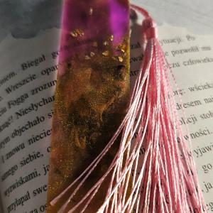 Zakładka z żywicy epoksydowej z azalią M14