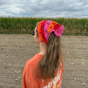 Bandana na szydełku