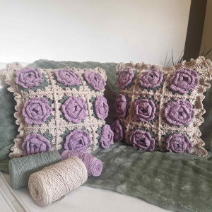2 Szydełkowe poszewki