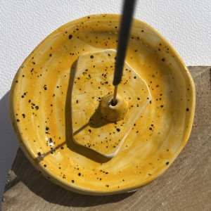 PALOLOPULI DUET podstaweczka pod kadzidełko wraz z talerzykiem