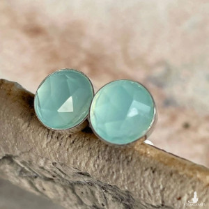 Drobne sztyfty z fasetowanym agatem d166