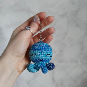 Brelok ośmiornica, Brelok do kluczy, Brelok na prezent, Brelok dla dziecka