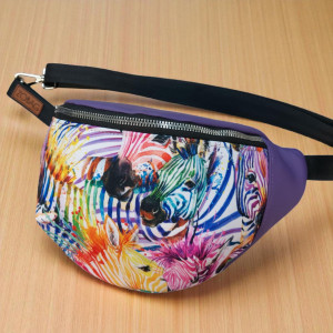 Nerka kolorowe zebry XL