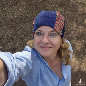 Czapka  miła patchworkowa