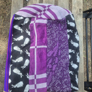 Czapka patchworkowa z królikiem