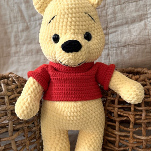 Miś szydełkowy, maskotka, przytulanka handmade