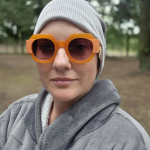 Czapka szara Smerfetka