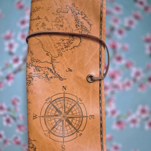 Piórnik kosmetyczka retro