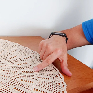 Serwetka jasny beż/ecru - rękodzieło