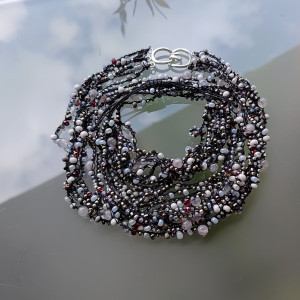 Naszyjnik Bransoletka Boho Koraliki