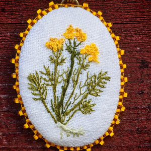 Wrotycz - medalion botaniczny