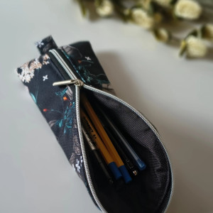 Piórnik/ saszetka/ kosmetyczka/ etui na okulary kwiat bzu