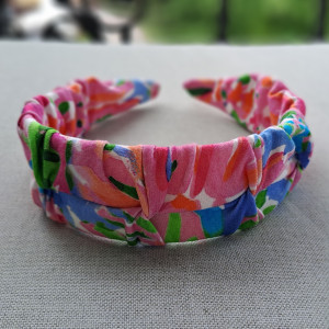 Opaska. Malowane kwiaty.