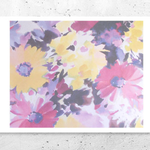 kwiaty plakat A4, kolorowy plakat z kwiatami, łąka plakat, pastelowy plakat 21x30, boho plakaty na ścianę, dekoracyjne plakaty do domu, nowoczesne plakaty do biura