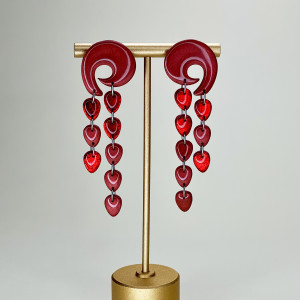 Kolczyki LUMA glina polimerowa