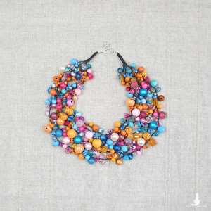 6663 Dodaj kolor do swojej stylizacji! Odkryj nasz wielokolorowy naszyjnik!