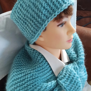 Opaska oraz szalik i chusta dwa w jednym