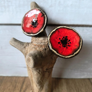 Pierścionki maczki 2 szt