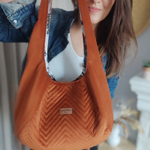 Torba Hobo – rudy brąz