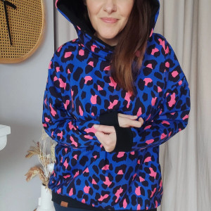 Bluza oversize S/M panterka