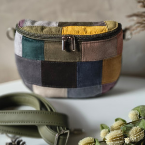 Nerkotorebka/ torebka patchwork khaki