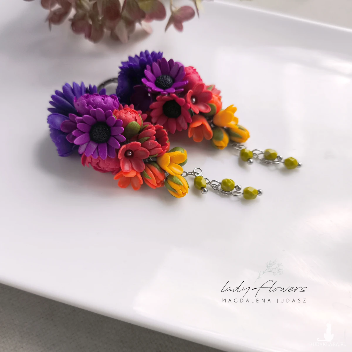 Kolczyki w jesiennych kolorach