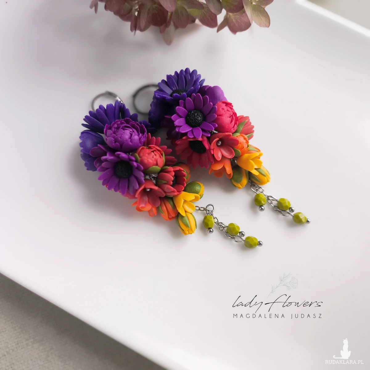 Kolczyki w jesiennych kolorach