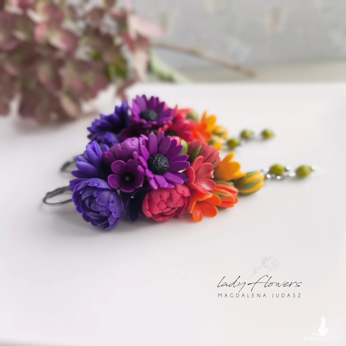 Kolczyki w jesiennych kolorach