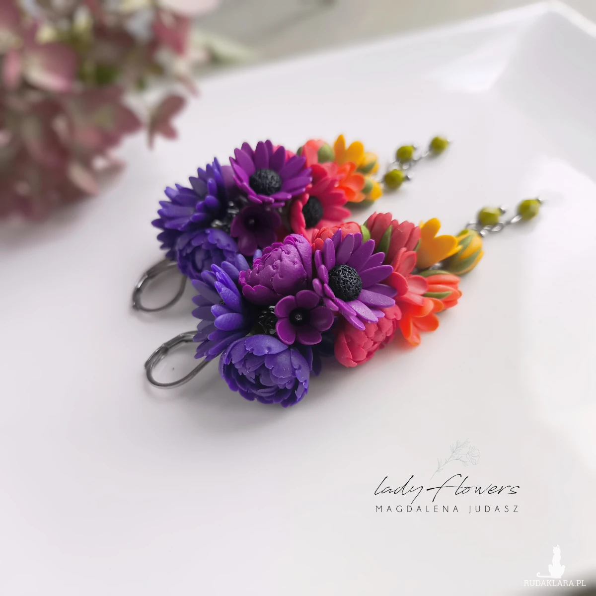 Kolczyki w jesiennych kolorach