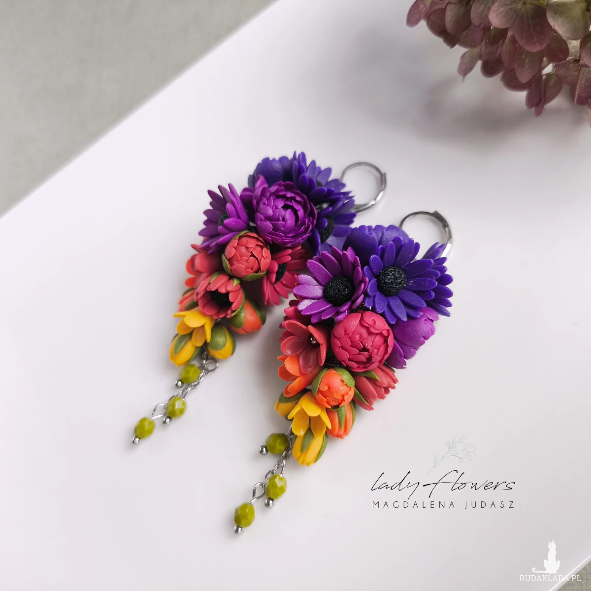 Kolczyki w jesiennych kolorach